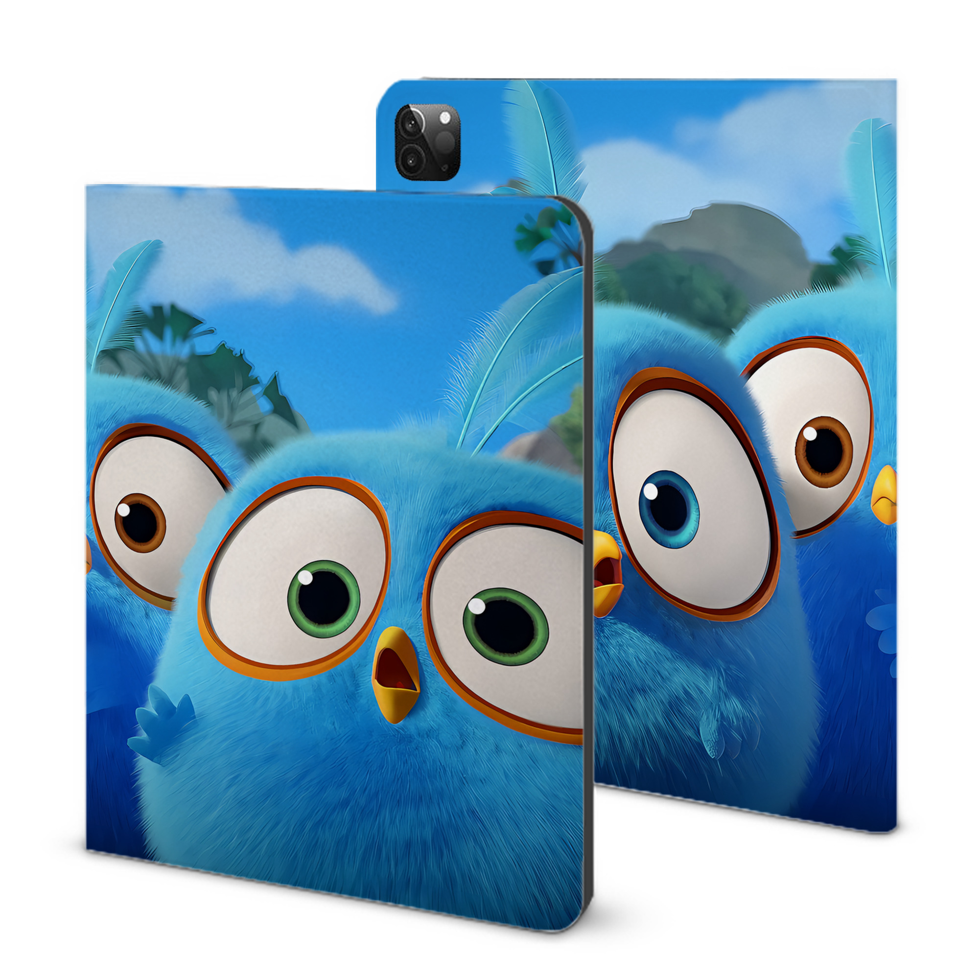 （画像用） Angry Birds アングリーバード IPadケース ペンホルダー付き ブックスタイルデザイン